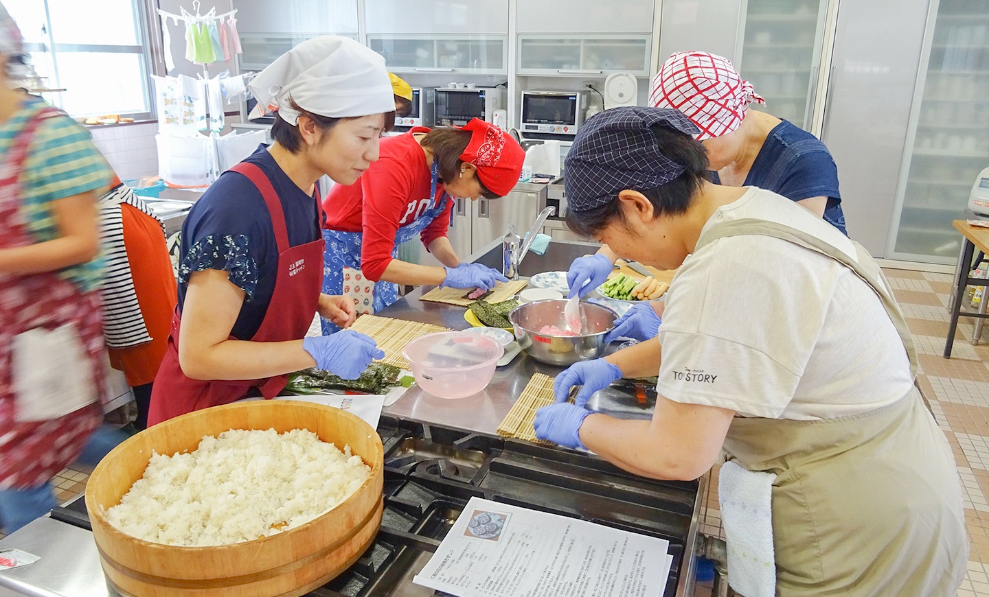 フレッシュミズ「ジョワカレッジ」で伝統食料理教室に参加しました！